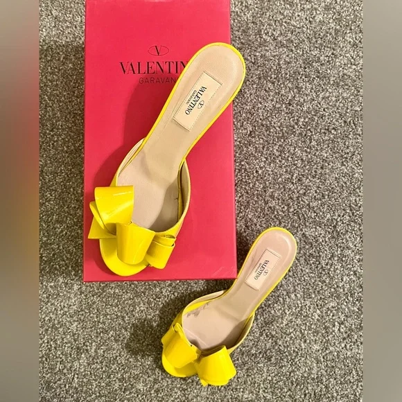 Valentino Kitten Heel Mules - Picture 4 of 6